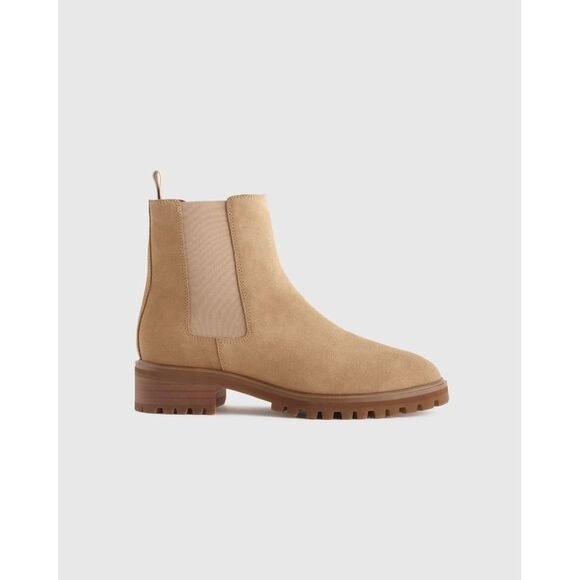 Quince Shoes - Quince Women Suede Chelsea Boot Desert Shoes 9